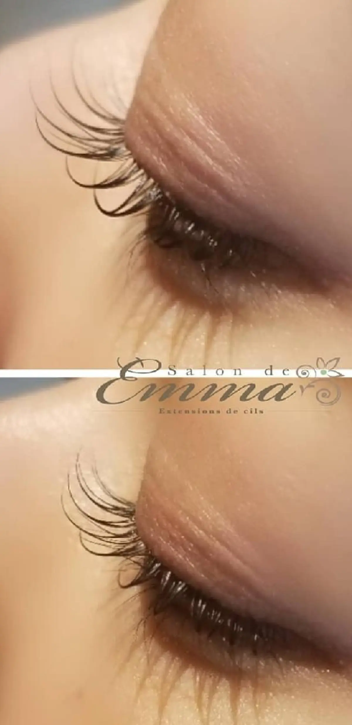 マツエク・マツパ パリジェンヌラッシュリフト EMMA plus．のマツエク・マツパデザイン