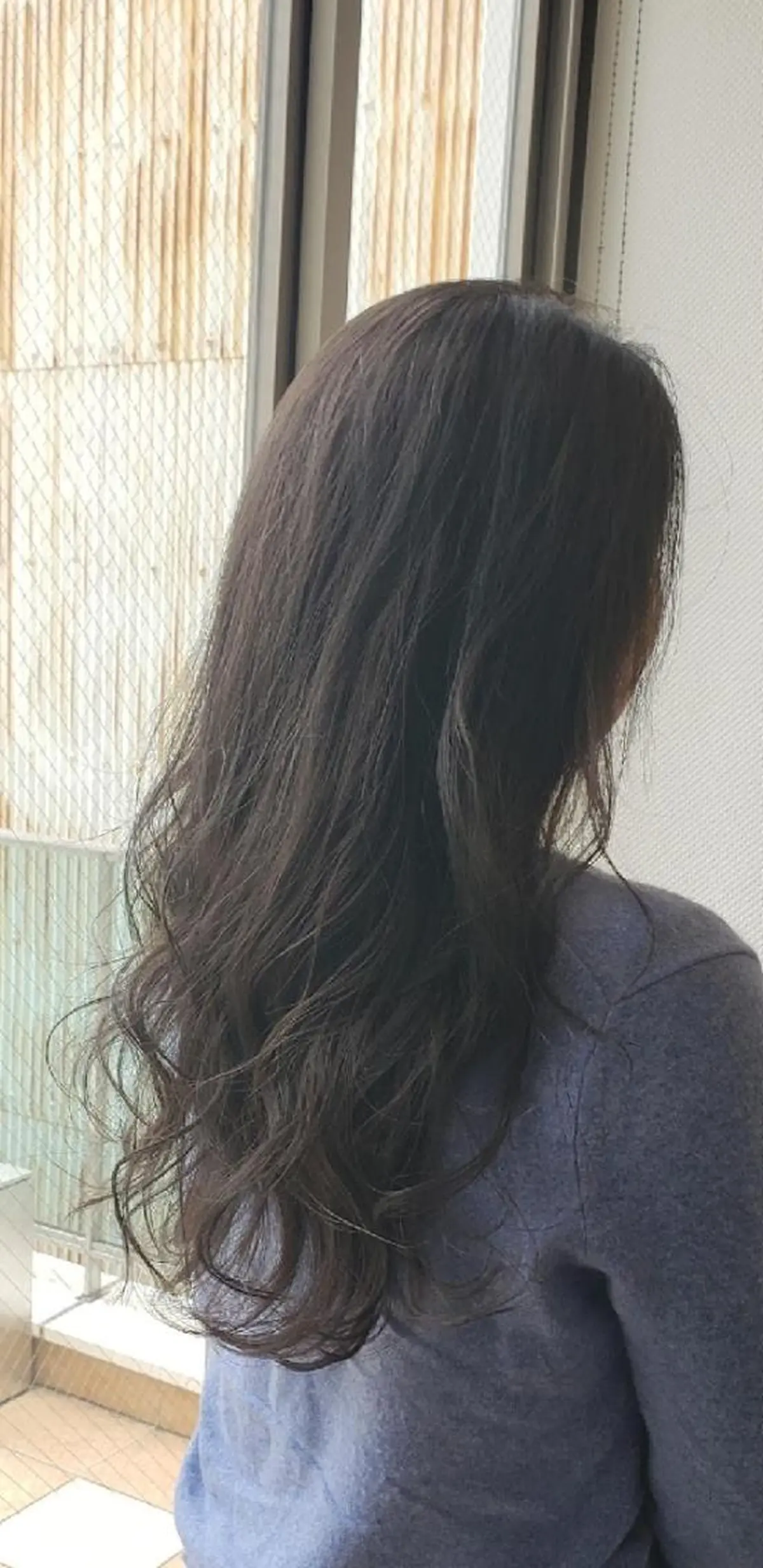 カラー ロング アッシュ オリーブアッシュ カット ヘアカラー トリートメント あかね☆ヘアアレンジ /ボブ/縮毛矯正のヘアスタイル
