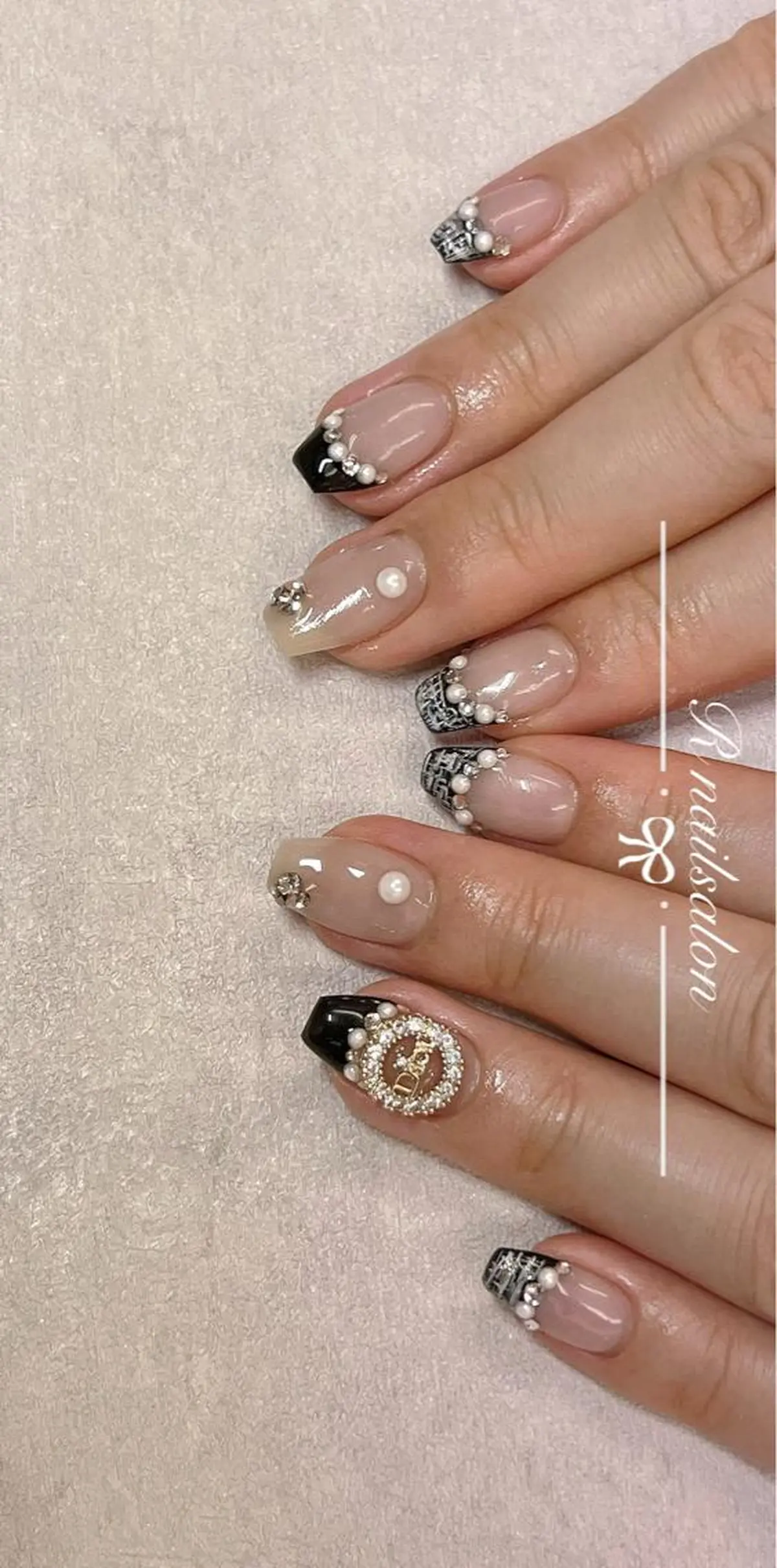 セミロング ハンドネイル R NAILSALONのネイルデザイン