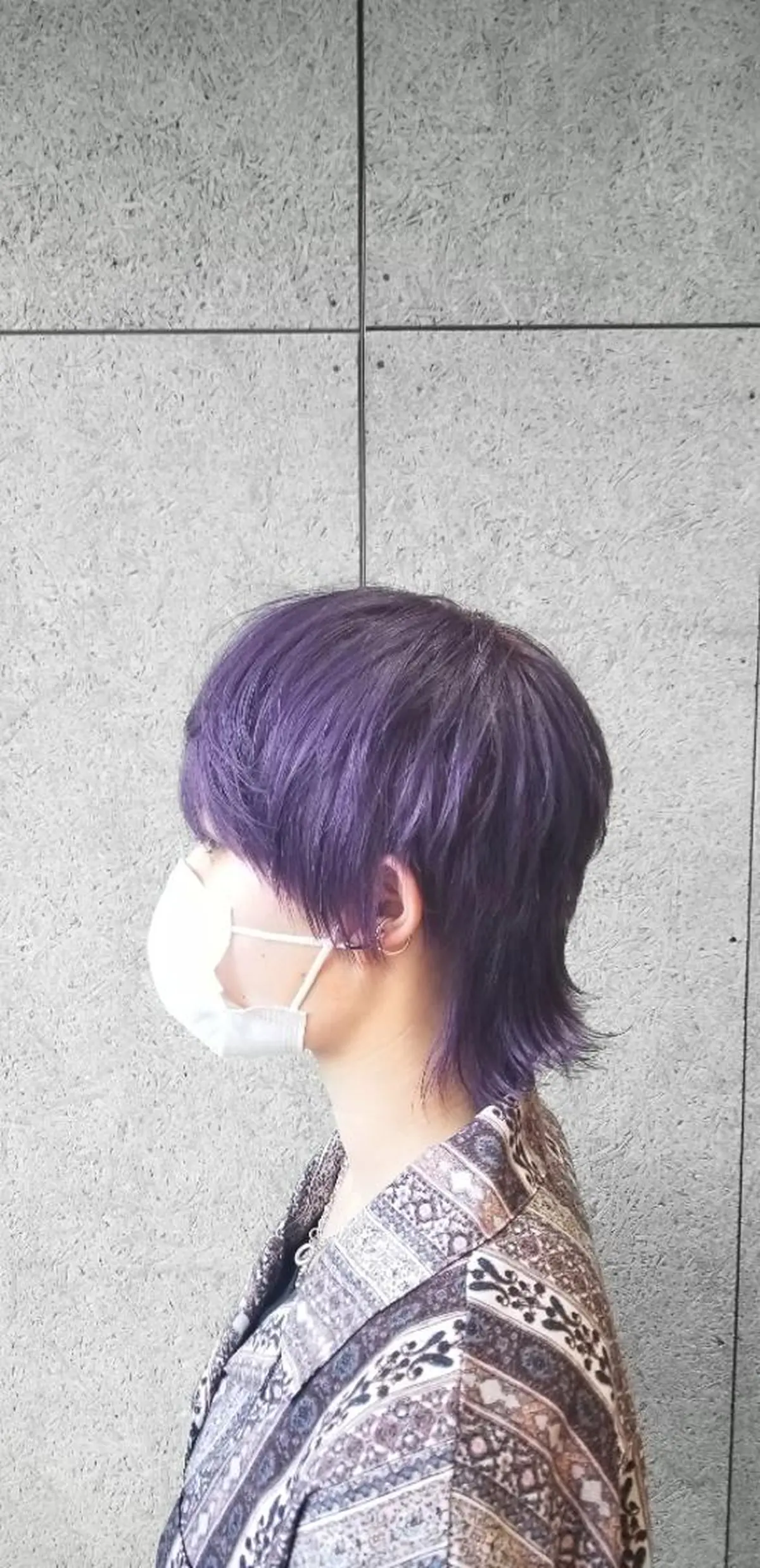 ミディアム カラー ブリーチ ラベンダーカラー ヘアカラー 🔴赤み消し/ 艶カラー落合　優🔴のヘアスタイル