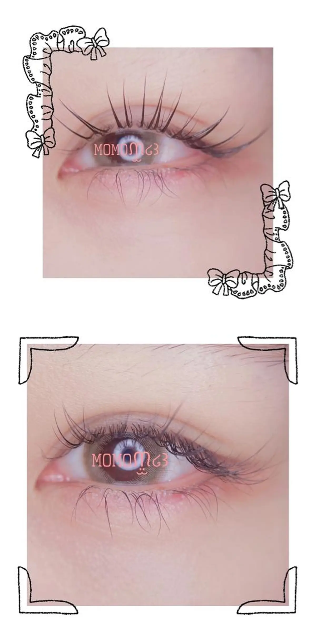 マツエク・マツパ フラットラッシュ ナチュラル パリジェンヌラッシュリフト 下まつげエクステ 一重×まつ毛パーマ モテデザインのプロ モモ🍑のマツエク・マツパデザイン