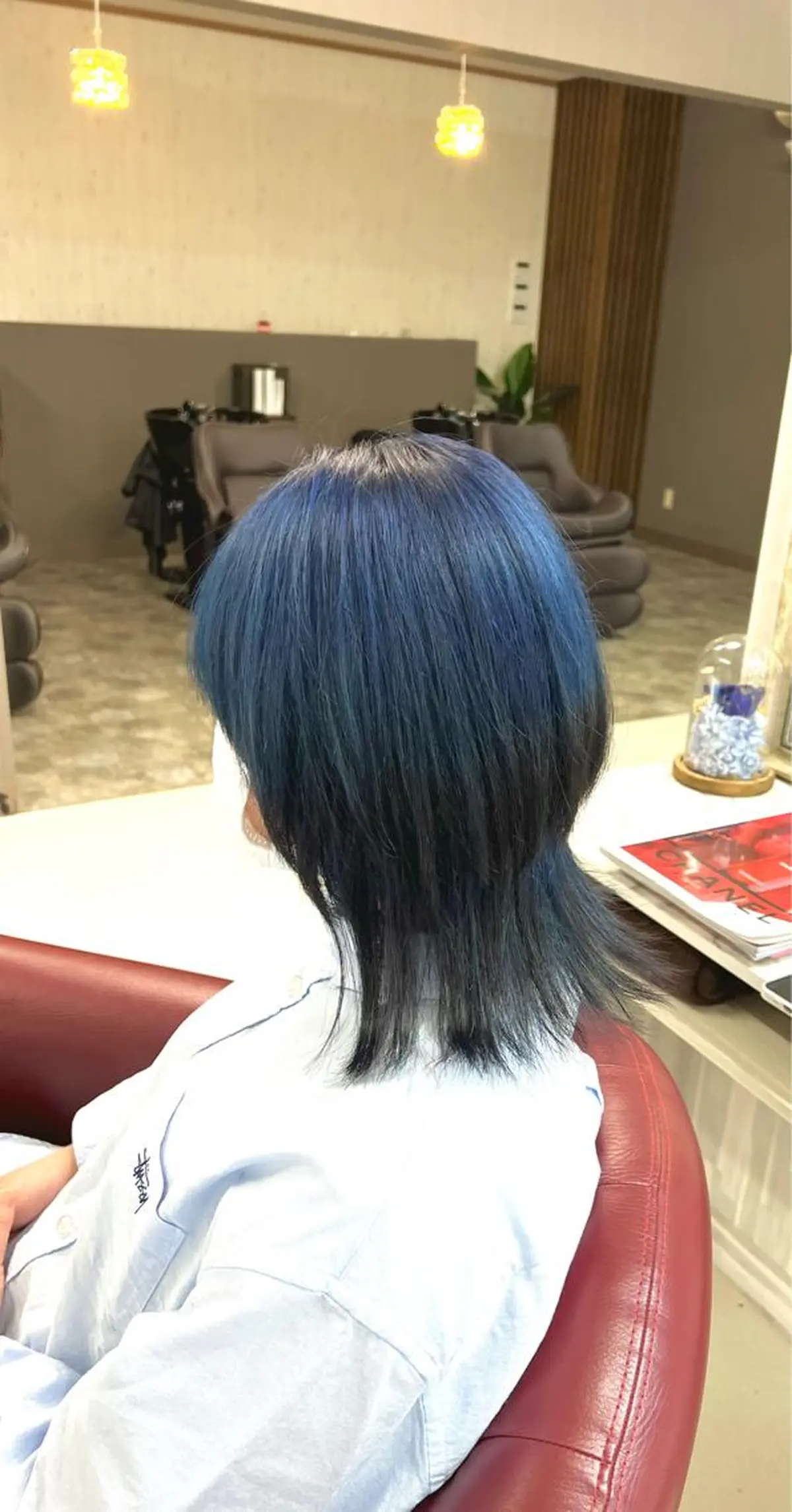 ショート カラー グラデーションカラー ウルフカット KEN 🌟のヘアスタイル