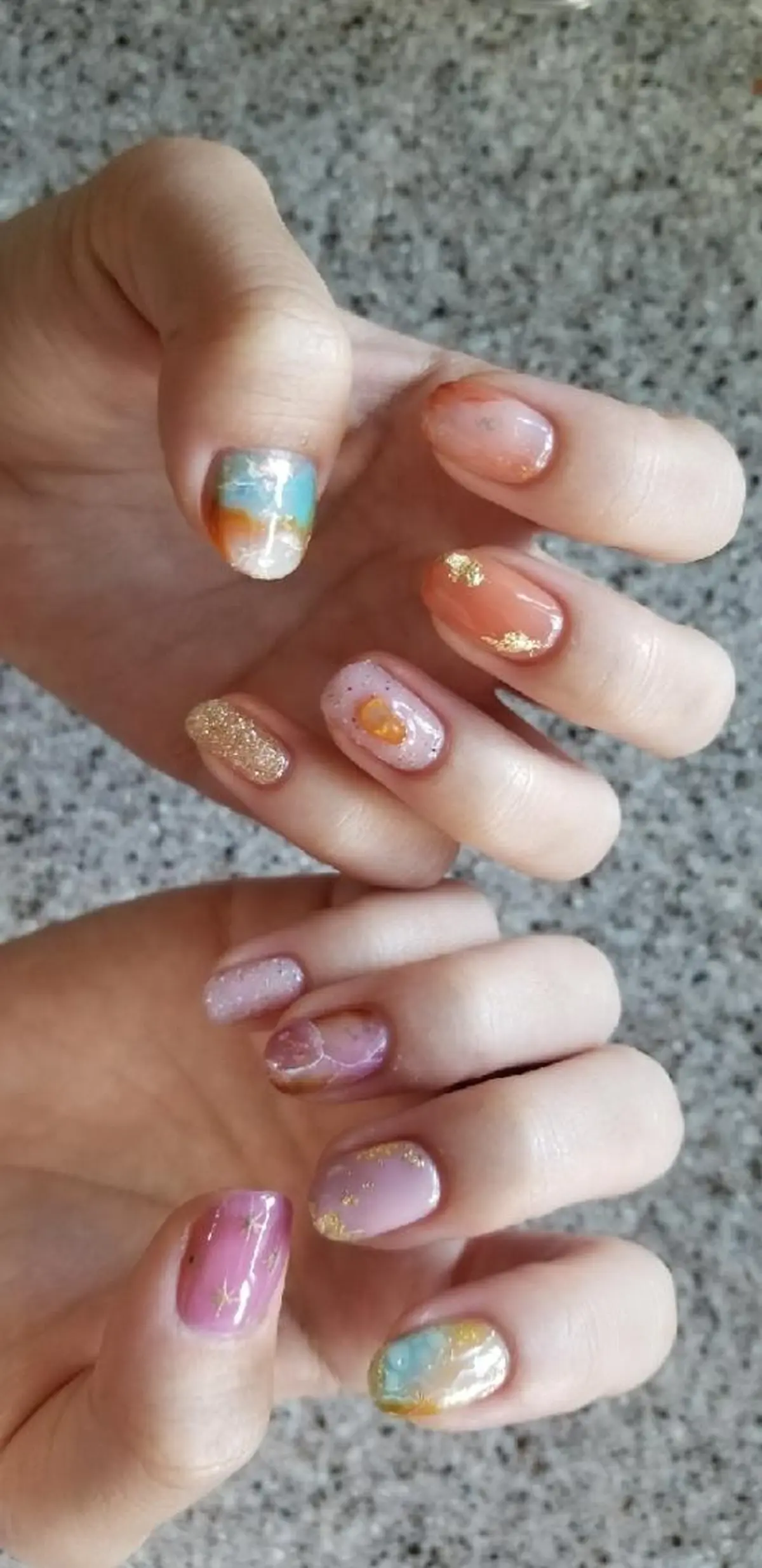 ネイル joie ange難波店所属・田邊 早也香のネイルデザイン