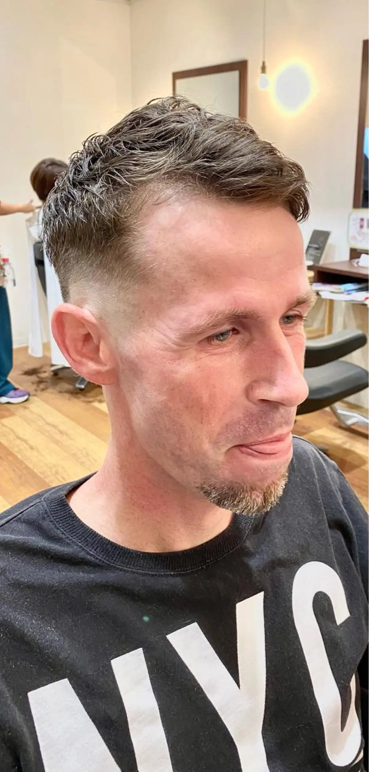 メンズ フェードカット 髪質改善 コレマツのヘアスタイル
