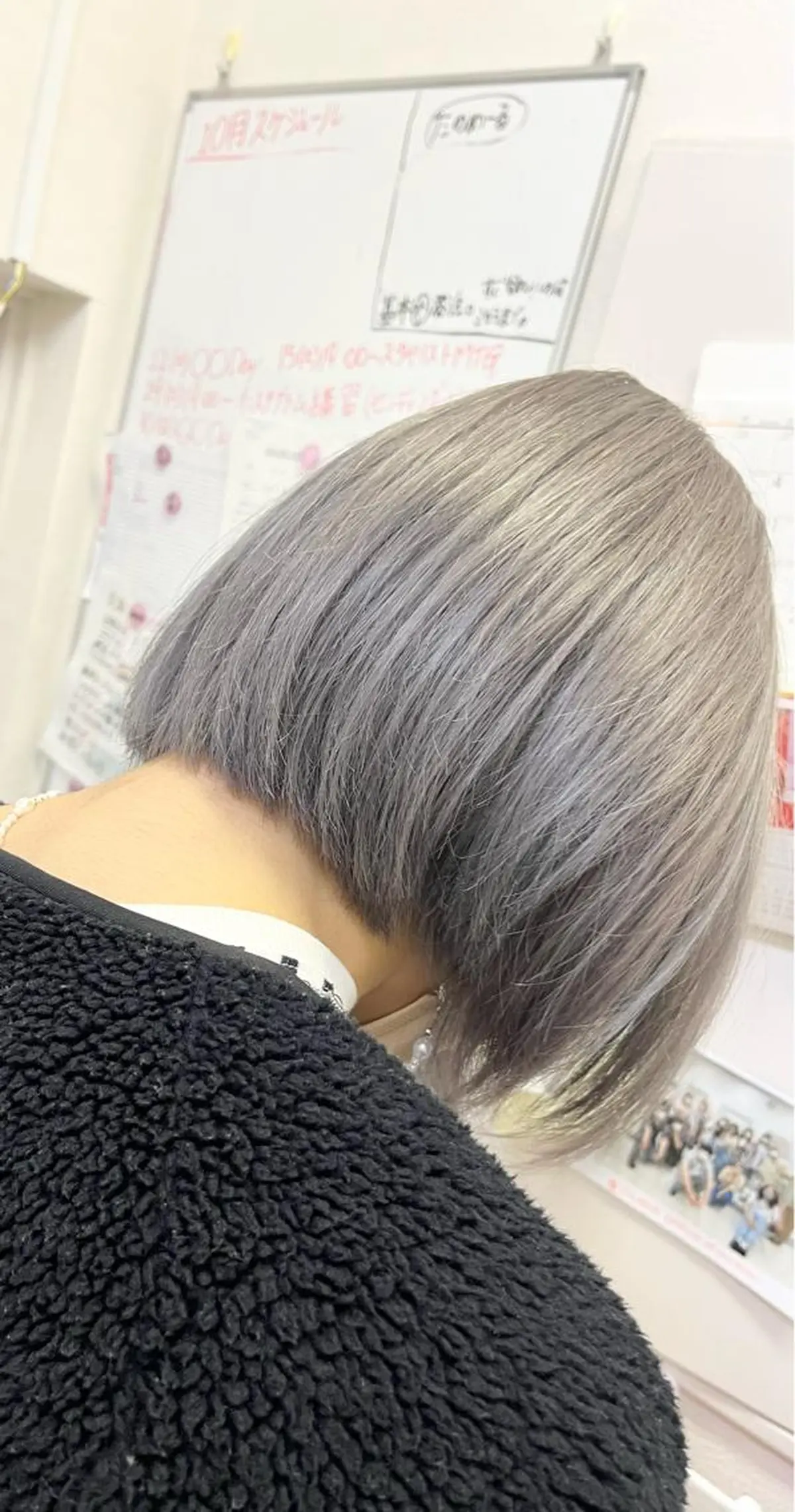 ショート カラー シルバー ✔️ダブルカラー ✔️ショート✔️今野のヘアスタイル