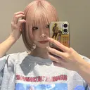 ひな/暖色/ボブ/ ブリーチ/パーマのプロフィール画像