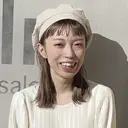 切りっぱなしボブ グレージュ/福田梢のプロフィール画像