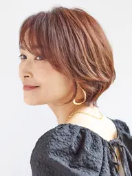 【今話題の白髪染めを使わないカラー】白髪ぼかしハイライト+カラー＋ojjiottoトリートメント