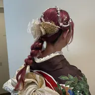 🤍袴着付け+ ヘアセット(ペア割¥9900)🤍