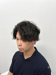 【メンズ限定】ツイスパ/シャドウパーマ/ルーズパーマ+カット+眉カット+シャンプー+セット(※必須口コミ)