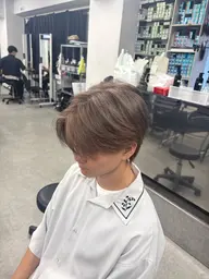 メンズカット＋ブリーチダブルカラー＋髪質改善