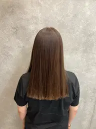 カット＋ストレートパーマor縮毛矯正