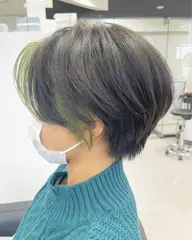 カット＋フェイスフレーミングカラー
