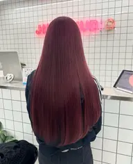 【新規様限定✨】暖色ツヤカラー/ワインレッド🍷┊︎チェリーピンク🍒