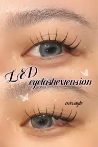 ✨人気NO.1✨️韓国風×持続力up LEDエクステ120本(オフ・コーティング込)※ご予約前に補足説明ご覧下さい👀
