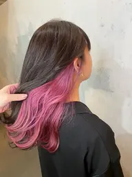🍒インナーカラー(ケアブリーチ込み+超音波トリートメント付き)🍒