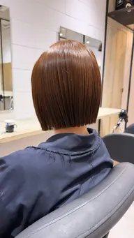 縮毛矯正(リタッチ)➕カラー➕カット