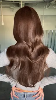 透明感暖色カラー