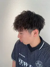 パーマ+カット