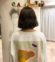 【中高生ミニモ学割✨】ショートミディアムワンカラー➕超音波トリートメント