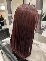 ダメージ補習トリートメント付きツヤ感カラー