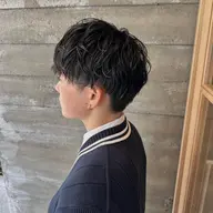 【試験モデル】men's cut + perm✂️🌀