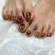 テストモデル【フット】オフありミラーネイル