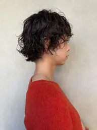 🌟簡単で可愛い🌟ショートカット+パーマ