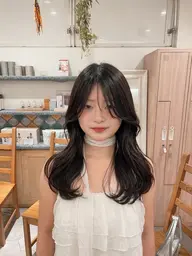【 ご新規様限定 】ミディアム〜ロングの方🇰🇷こだわり韓国風カット+スタイリング