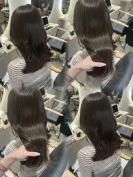 【1​〜​3回目まで使える❣️】カット×ケアカラー×選べるトリートメント🧴🪽