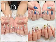 【チップ長さだし】オフなし/持ち込みデザイン🤍アートやり放題＆パーツ付け放題✨
