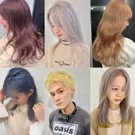 "ホワイトカラー🔥"ケアWブリーチオンカラー+高濃度ケラチントリートメント/トリプルカラー【渋谷/表参道駅】