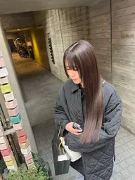 【🖤美髪フルコース】 似合わせカット+透明感ワンカラー+髪質改善トリートメント¥12000