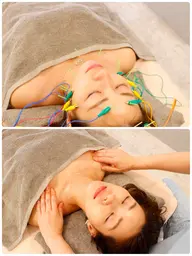 【電気美容鍼＋体質別🌸オイル】疲れ顔、むくみ、疲労、顔肩デコルテオイル＋頭蓋骨調整✳︎学生-1000円
