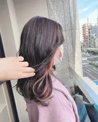 イヤリングカラー🌈カット+アディクシーカラー+オメガトリートメント