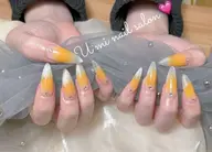長さだしチーク+マグネットグラデーション