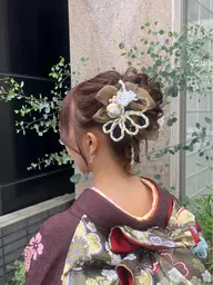 【2027年成人式用】振袖着付け+ヘアセット