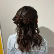 【イベントやお出かけ前に✨】ハーフアップアレンジ💗