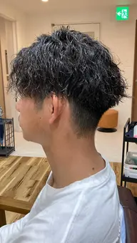 😎メンズフルコース😎メンズカット+カラー+パーマ+眉カット