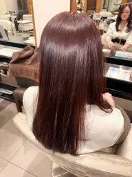 ブリーチなしダブルカラー+最高級リボーントリートメント💕︎︎✨
