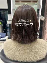 【🌿期間限定新規様🪞】カット＋ボブパーマ🫧✨《ボブ/ボブヘア/ワンレン/プードル/コテ巻き風/自然乾燥》