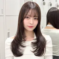 【伸ばしてる方必見❣️】小顔見せ顔まわりカット+透明感艶カラー🌈+高保湿トリートメント🫧