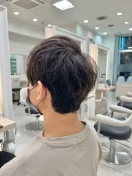🎨 【大人メンズにおすすめ👨💼】カット+カラー+炭酸ケア+クイックトリートメント✨
