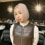 【渋谷ハイトーン・ミニモ限定✨】前髪カット+フルブリーチ(全体ブリーチ1回)+カラー