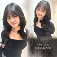 《🖤✨️肌映え色白効果✨️🖤》 【🇰🇷韓国ブルーブラック+カット+髪質改善スチームトリートメント🇰🇷】