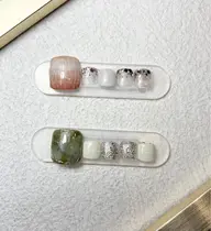 【定額シンプルコース】初回オフ込み&甘皮ケア付き✨次回予約で2回目以降もオフ無料!