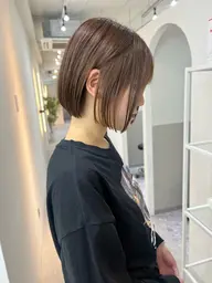 【❤️手触り抜群❤️】 カット+ケアカラー+3Stepトリートメント