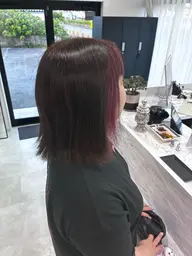 さりげなく可愛いインナーカラー🫧 (インナーカラー+全頭カラー)