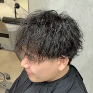 【🌀無造作な束感で、一気に垢抜け🔥】⚡️カット＋ツイストスパイラルパーマ🖤［ツイストスパイラルパーマ/メンズ］