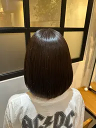 【平日20:00~】ケアカラー+Aujua2ステップトリートメント（ブリーチなし）